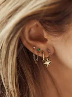 Kolczyk Single Enchanted Ring Earring