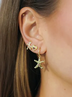 Kolczyk Single Pierrot Ring Earring