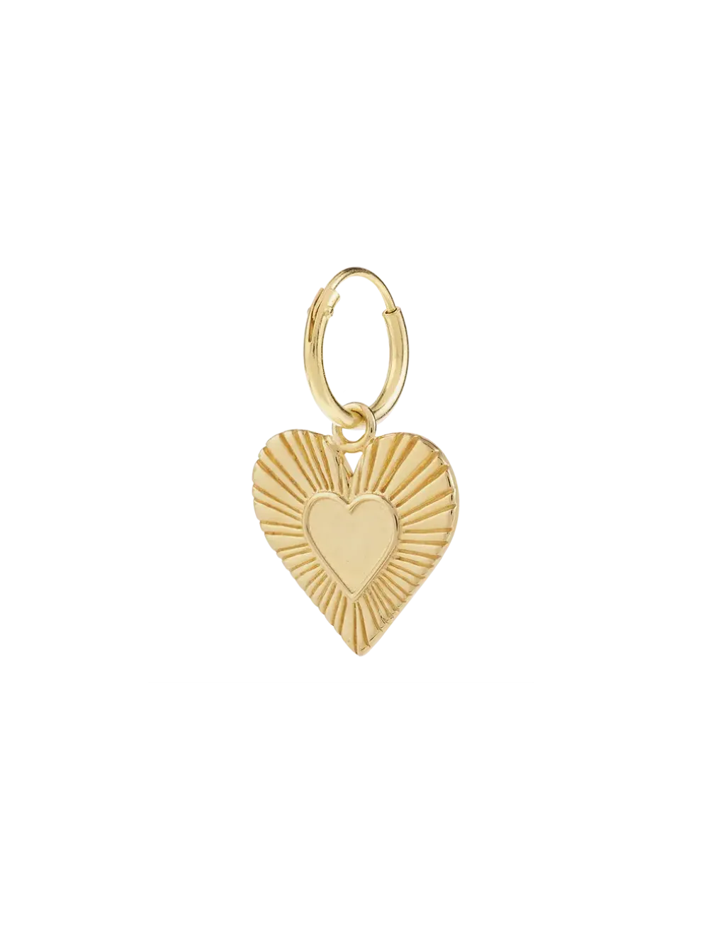 Kolczyk Single Rhapsody Love Ring Earring