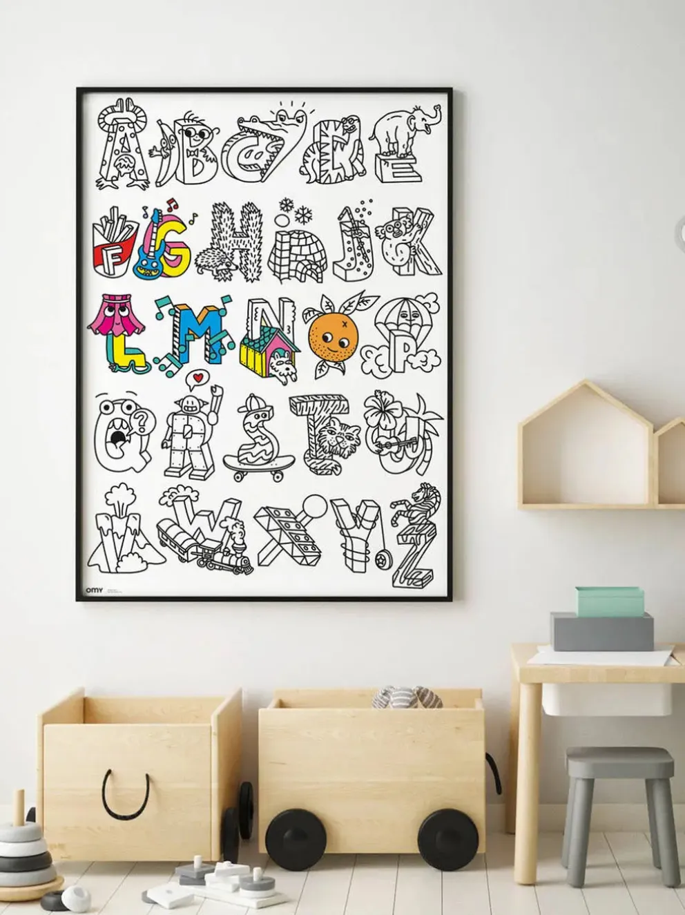 kolorowanka plakat 100x70 cm