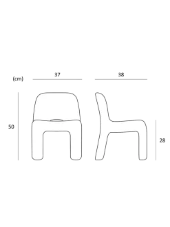 krzesło z eko tworzywa Charlie Chair