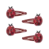 Ladybug Hair Clips 4-pack