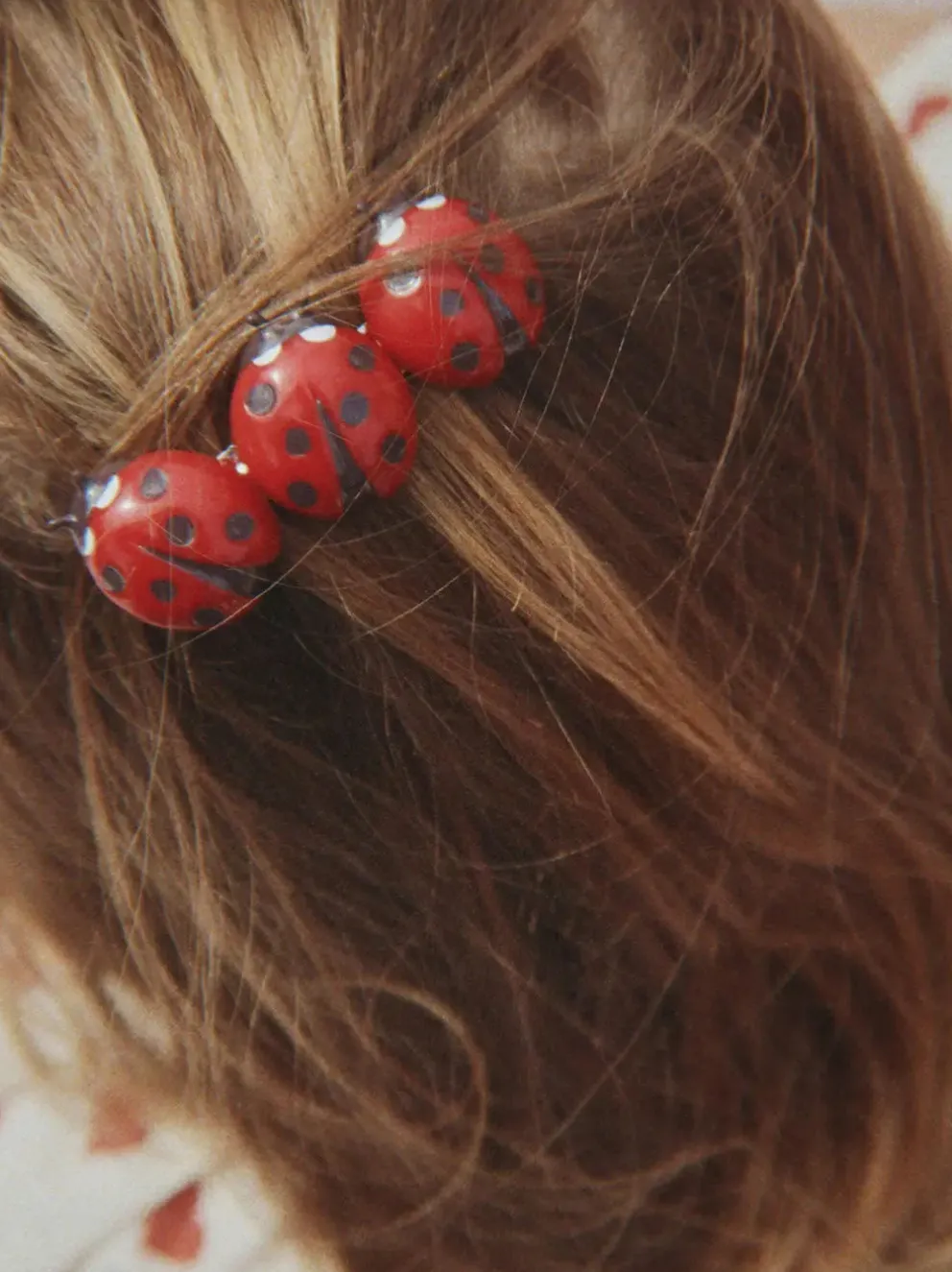 Ladybug Hair Clips 4-pack