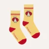 Ladybug Yellow Socks