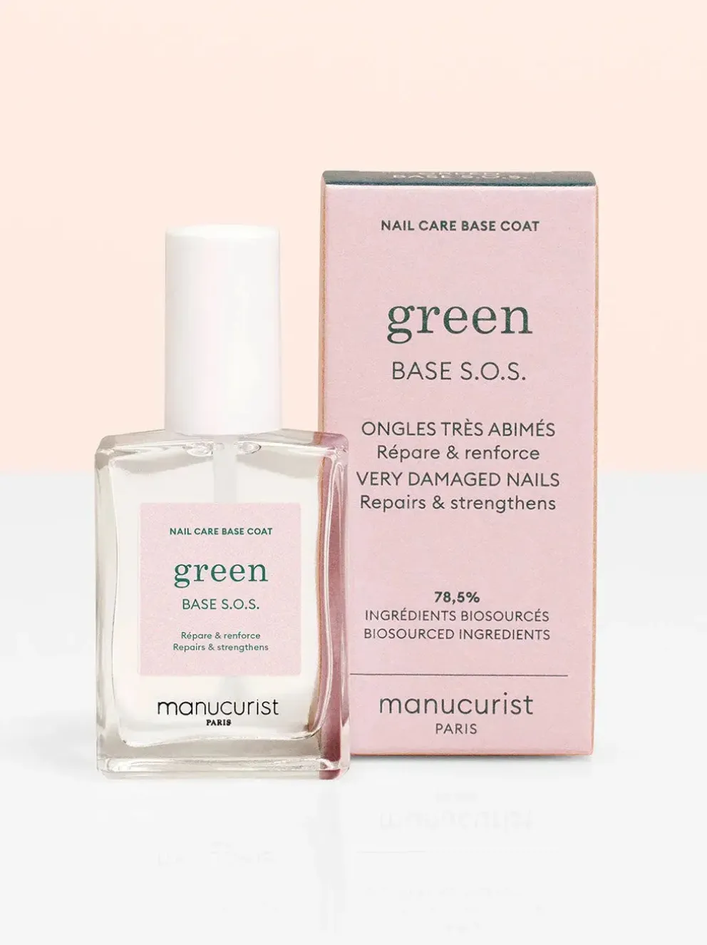 Lakier bazowy do paznokci Green Base S.O.S.