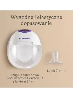 Laktator podwójny bezprzewodowy Hands-free