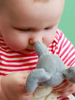 Lalka niemowlęca z grzechotką Terry Animal Doll