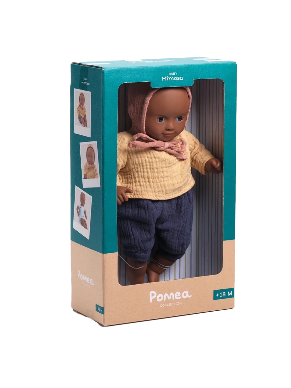 Lalka z ruchomymi powiekami Baby Pomea