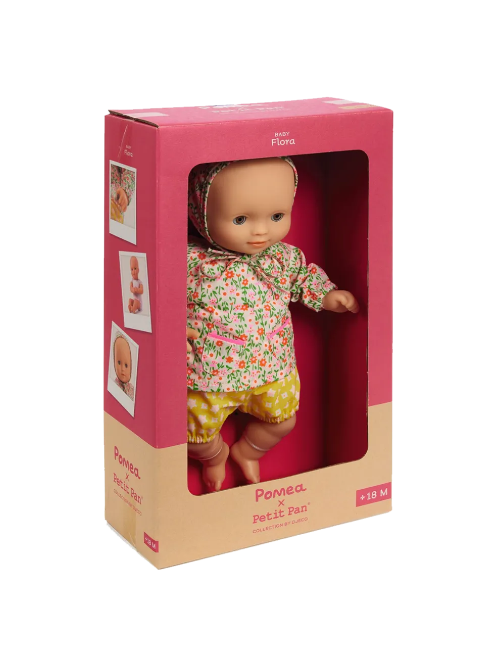 Lalka z ruchomymi powiekami Baby Pomea