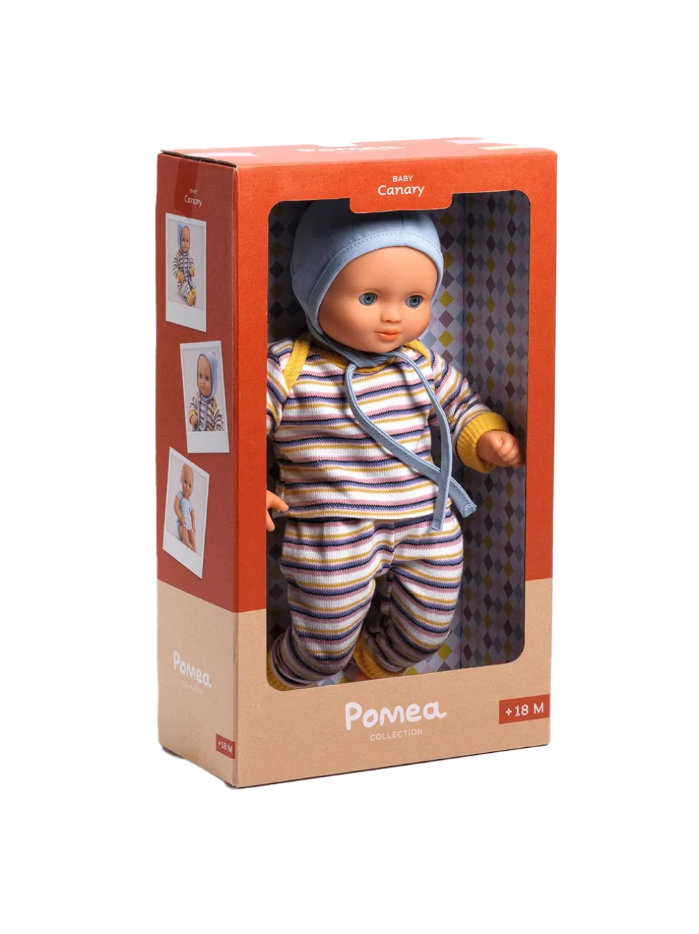 Lalka z ruchomymi powiekami Baby Pomea