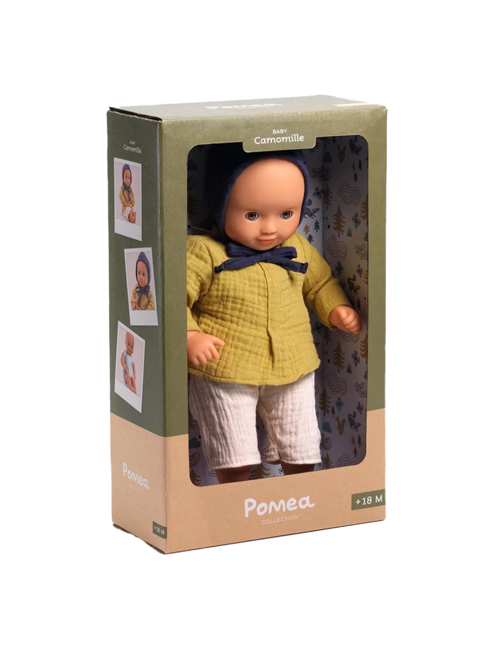 Lalka z ruchomymi powiekami Baby Pomea