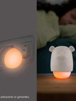 Lampka nocna do kontaktu