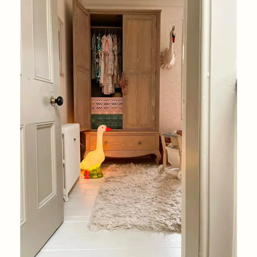 lampka nocna LED w stylu retro