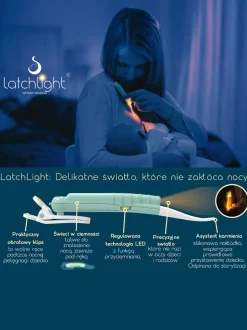 Lampka nocna z klipsem nie zaburzająca fazy snu