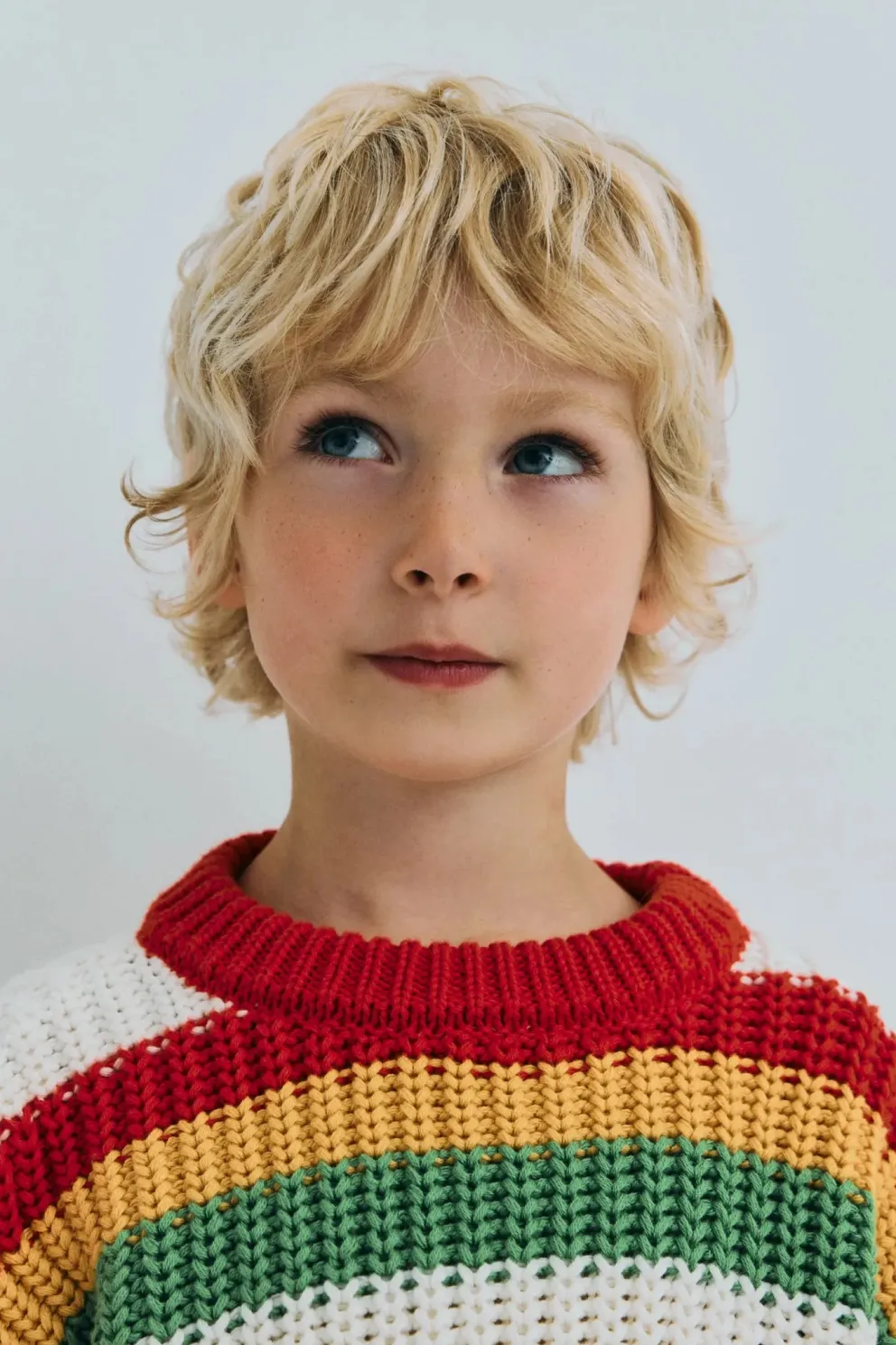 Lantana Jumper Tulip Red Knit Stripes