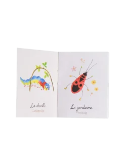 latarka projektor z książeczkami Le Jardin