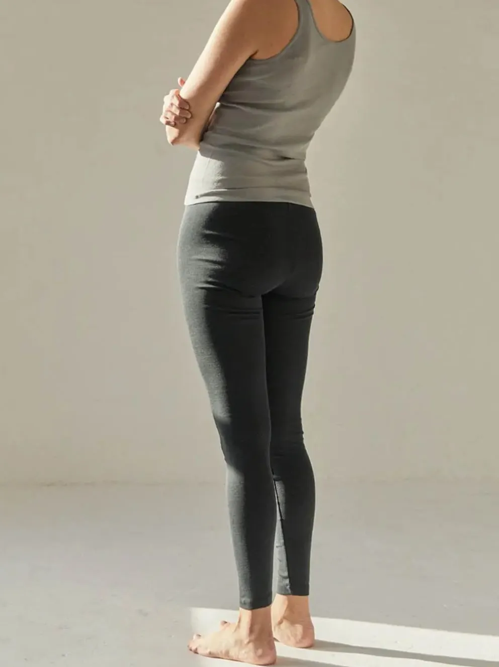 Legginsy damskie z wełny merino Vauw
