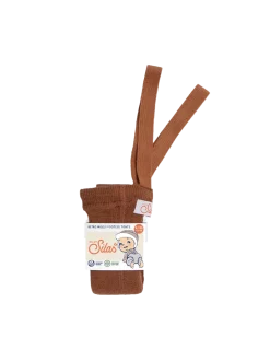 legginsy z wełną merino na szelkach w stylu vintage