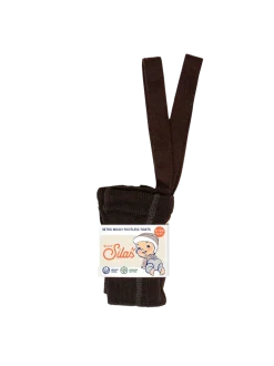 legginsy z wełną merino na szelkach w stylu vintage