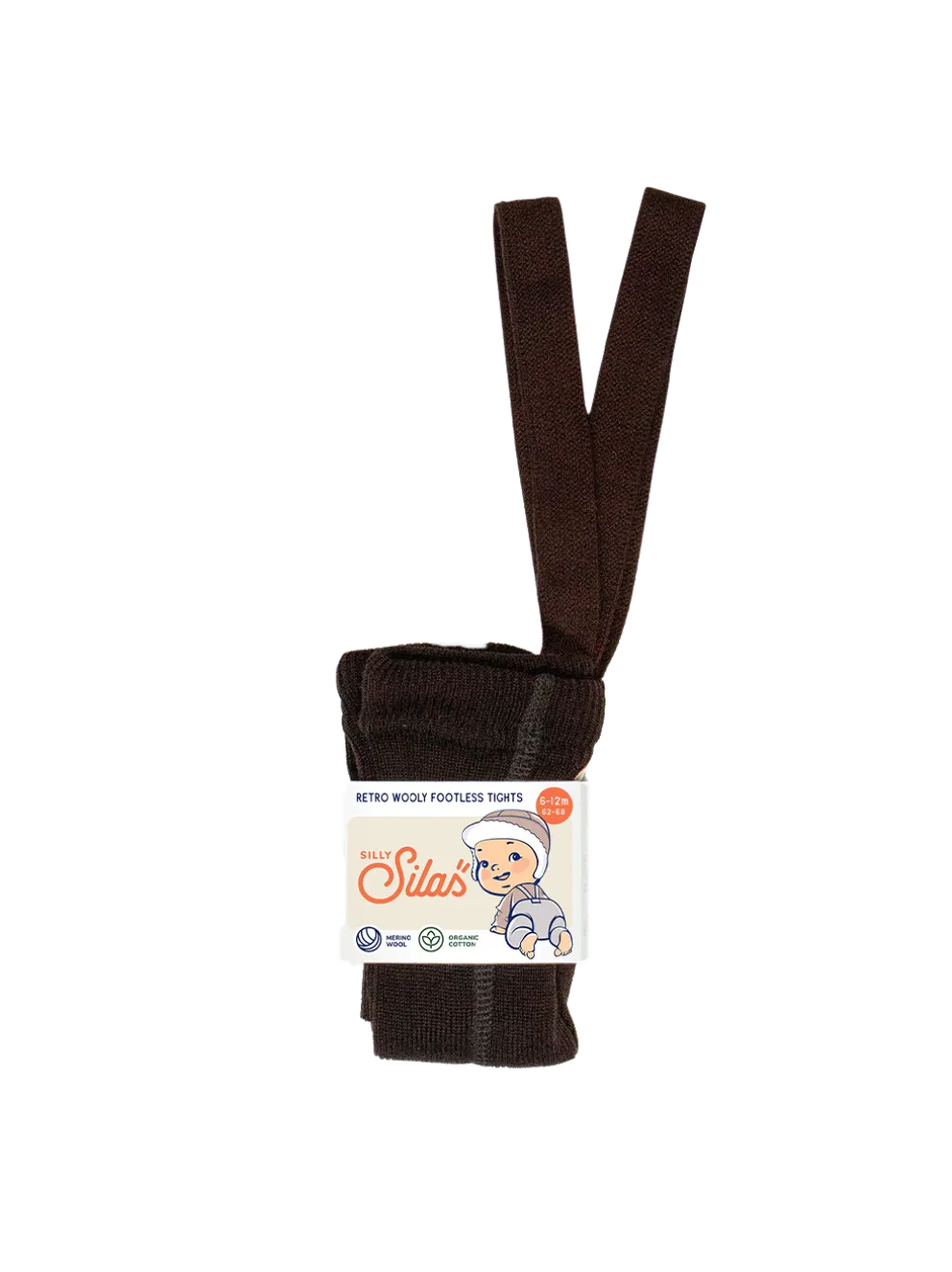 legginsy z wełną merino na szelkach w stylu vintage