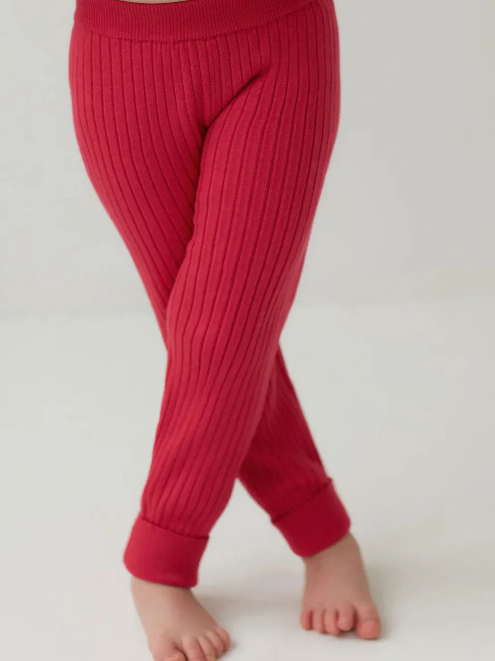 Legginsy z wełny merino dla dzieci Everyday