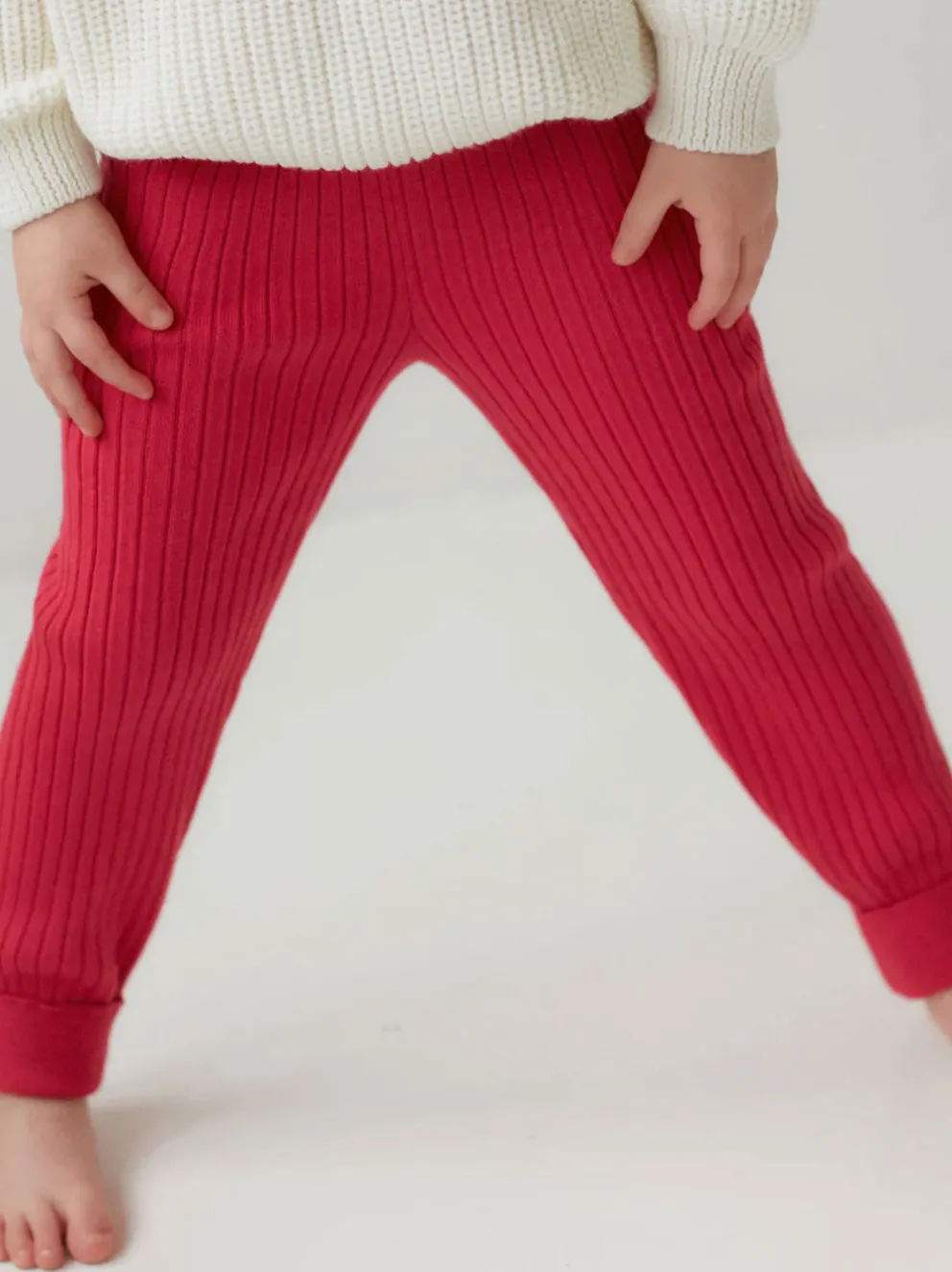 Legginsy z wełny merino dla dzieci Everyday