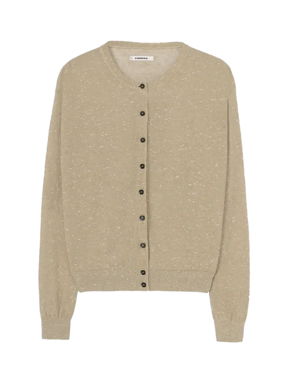 Linen & Cotton Flecked Cardigan
