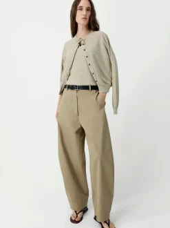 Linen & Cotton Flecked Cardigan