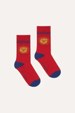 Lion Red Socks