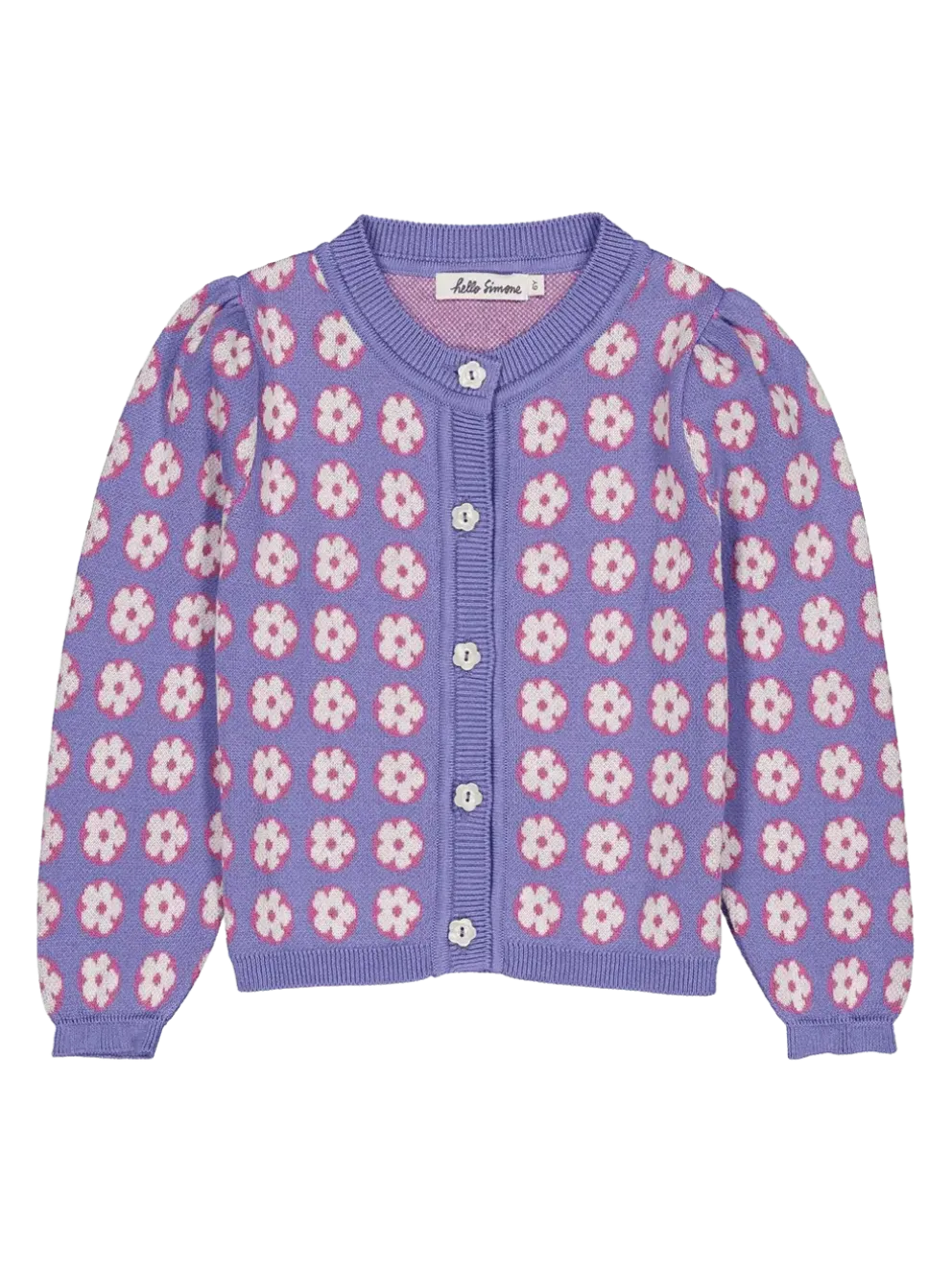Lison cardigan Pomponette Lavender