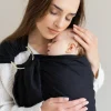 Lniana chusta kółkowa