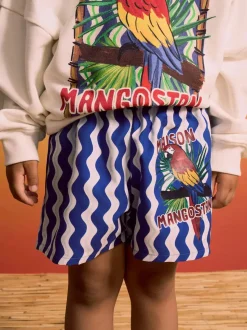 Loros Wavy Swimshorts Blue