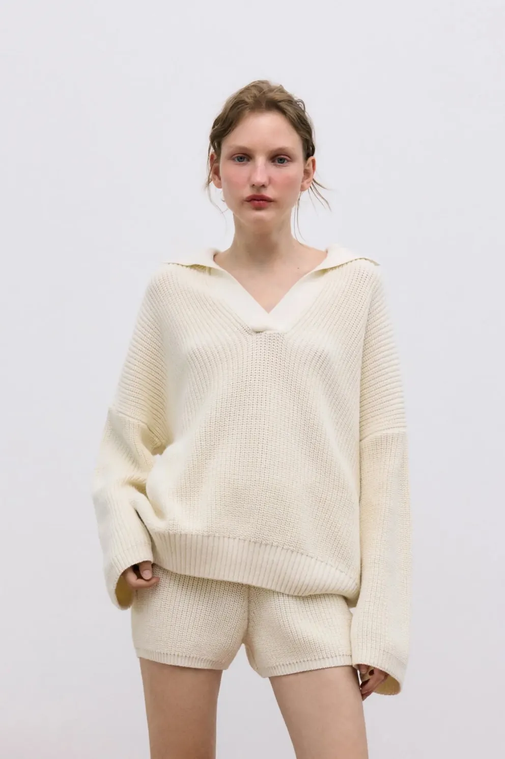 Lotus Woman Polo Ecru