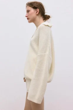 Lotus Woman Polo Ecru