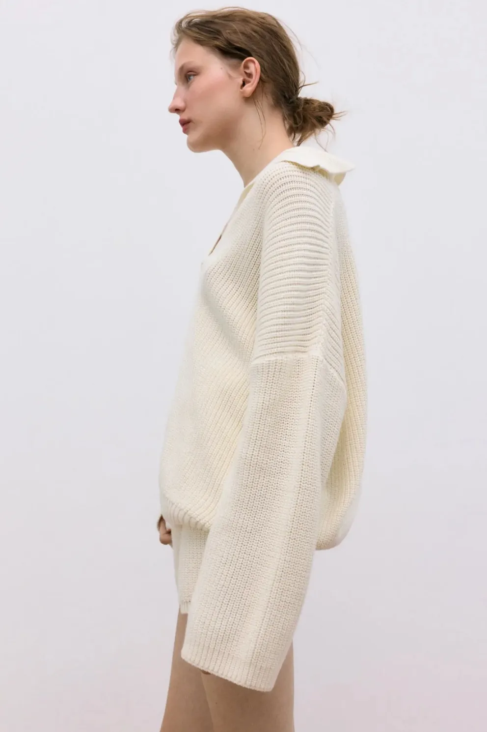 Lotus Woman Polo Ecru