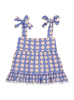 Lucie blouse Pomponette Blue