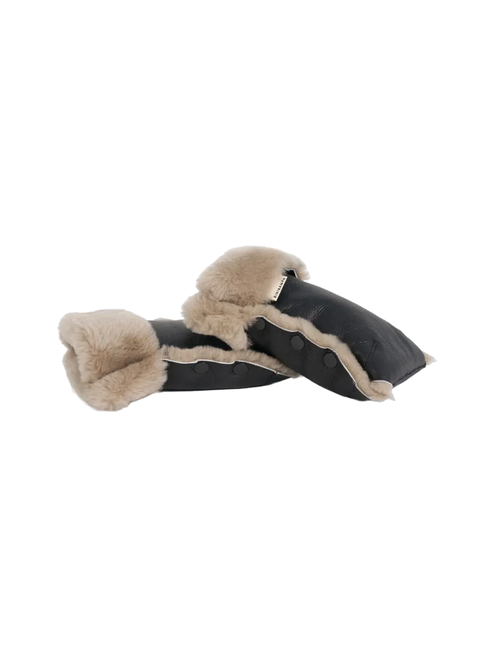 Luksusowe mufki do wózka z naturalną wełną merino