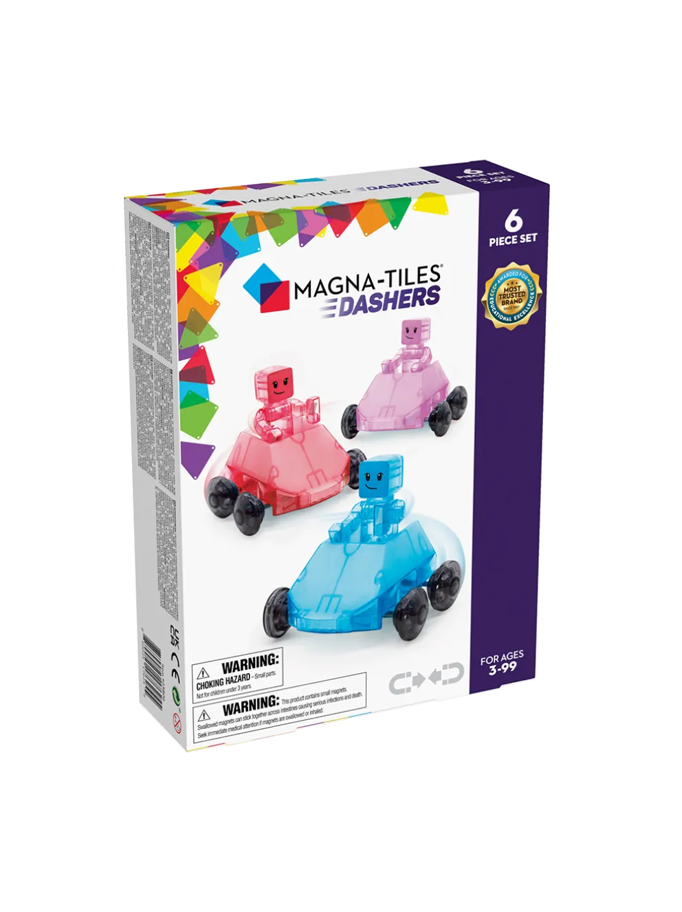 Magnetyczne samochodziki Dashers 6 el.