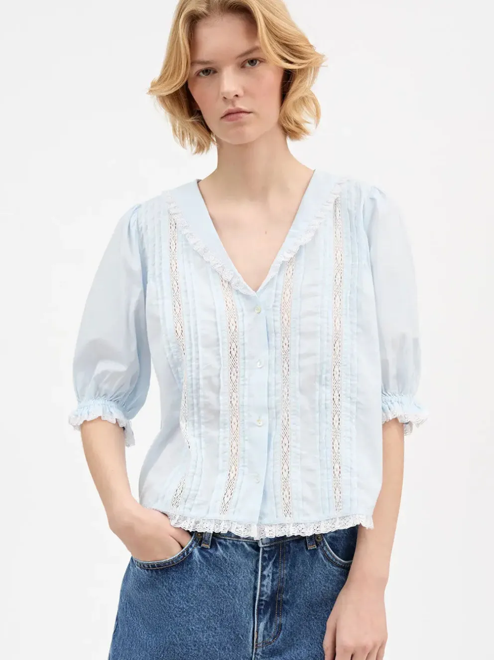 Magnolia short sleeve blouse
