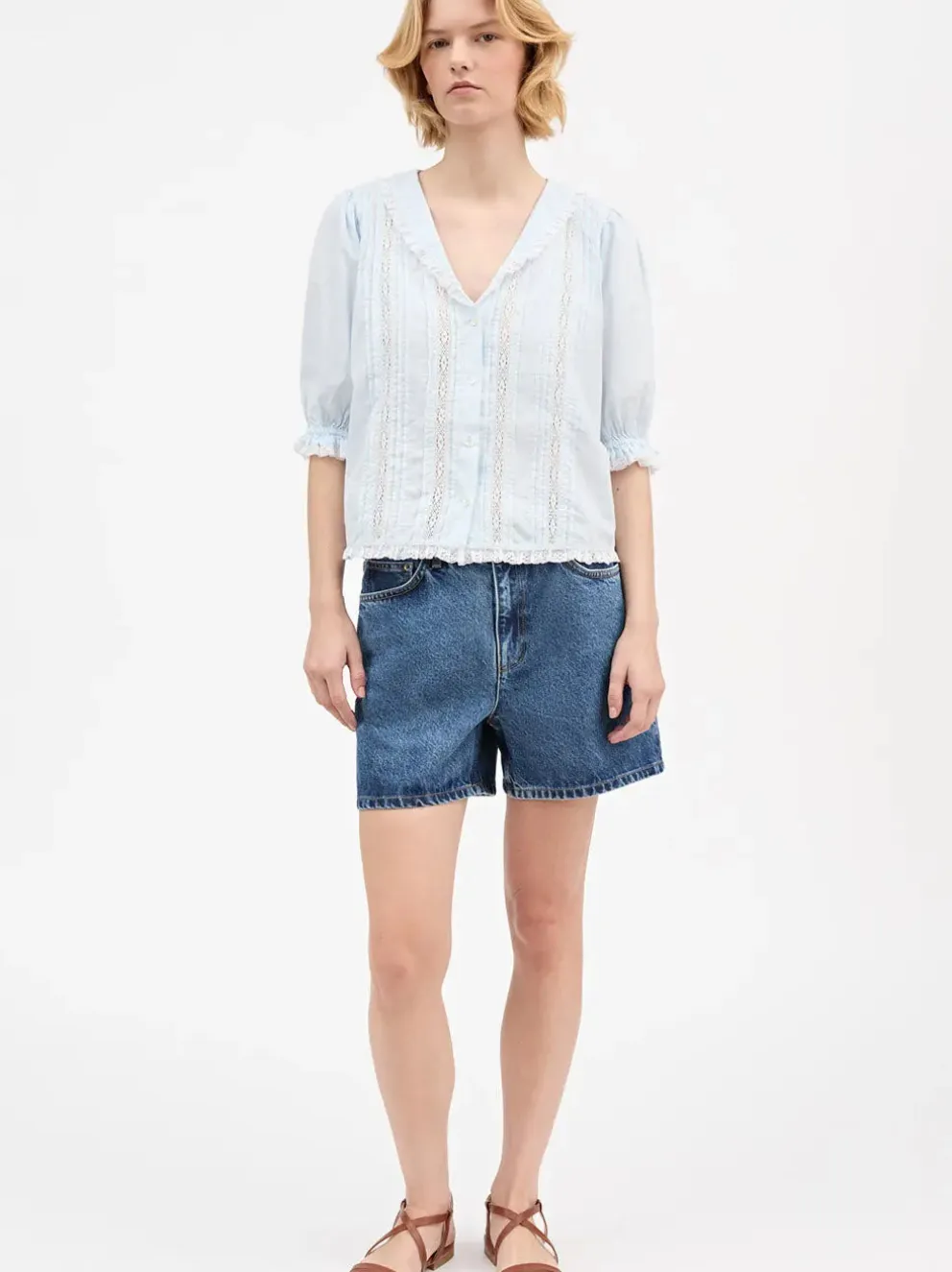 Magnolia short sleeve blouse