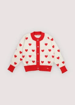 Maqui Cardigan Hearts Jacquard