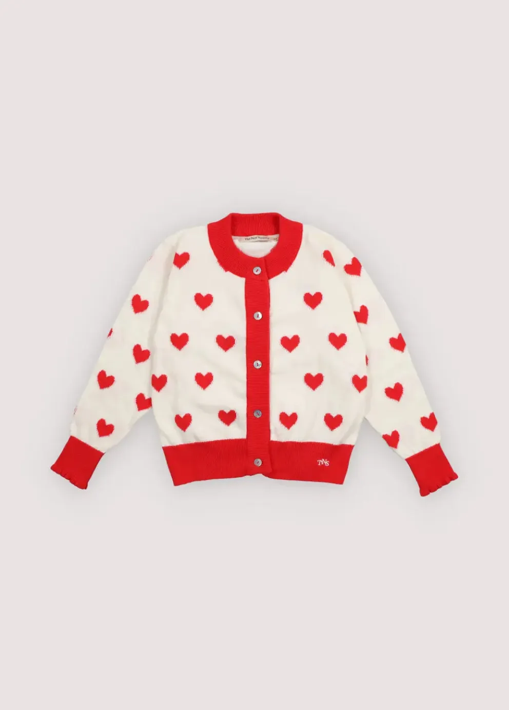 Maqui Cardigan Hearts Jacquard