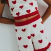 Maqui Short Hearts Jacquard