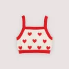 Maqui Top Hearts Jacquard