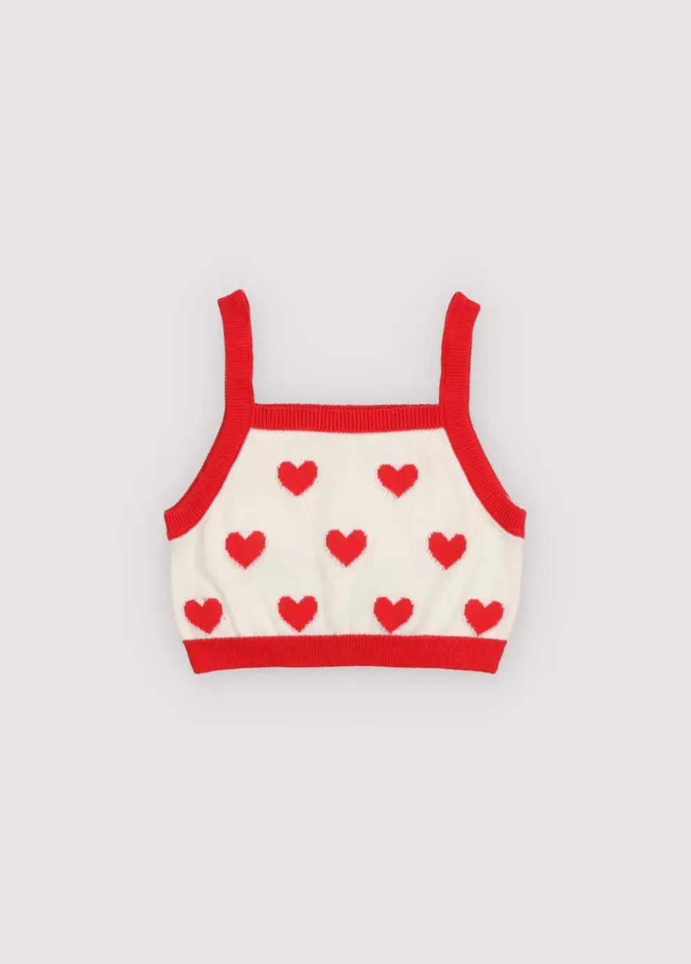 Maqui Top Hearts Jacquard