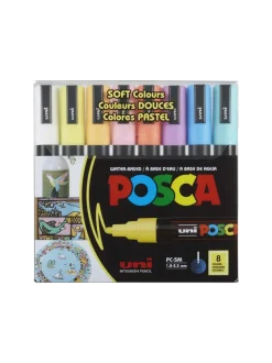 Markery z farbą plakatową POSCA PC5M