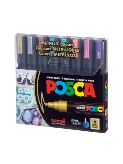 Markery z farbą plakatową POSCA PC5M