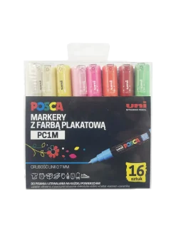 Markery z farbą plakatową POSCA PC1M