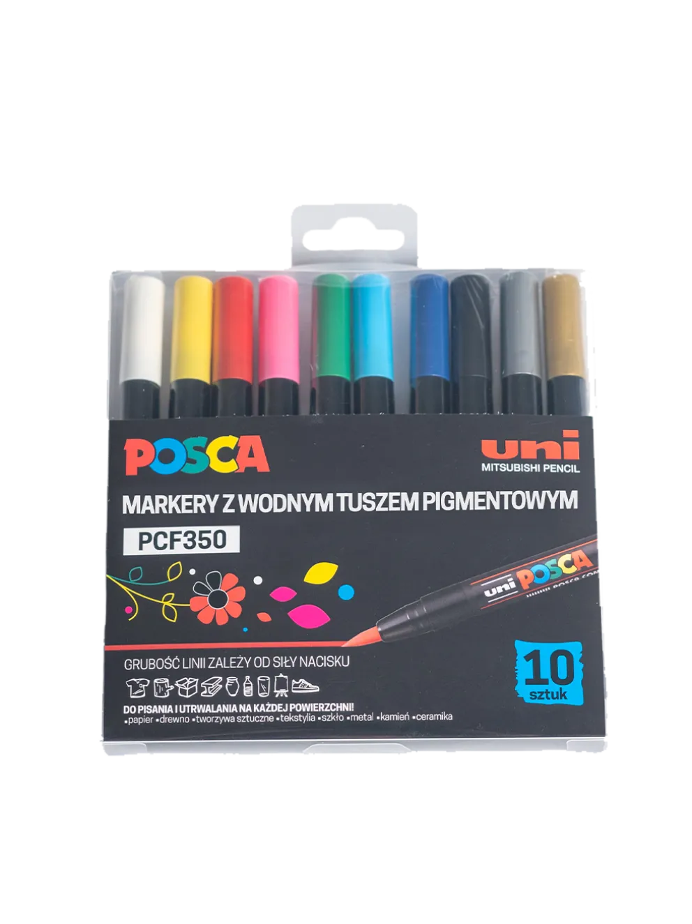 Markery z farbą plakatową POSCA PCF351