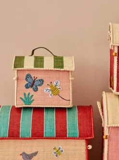 Mały kuferek Raffia Storage House